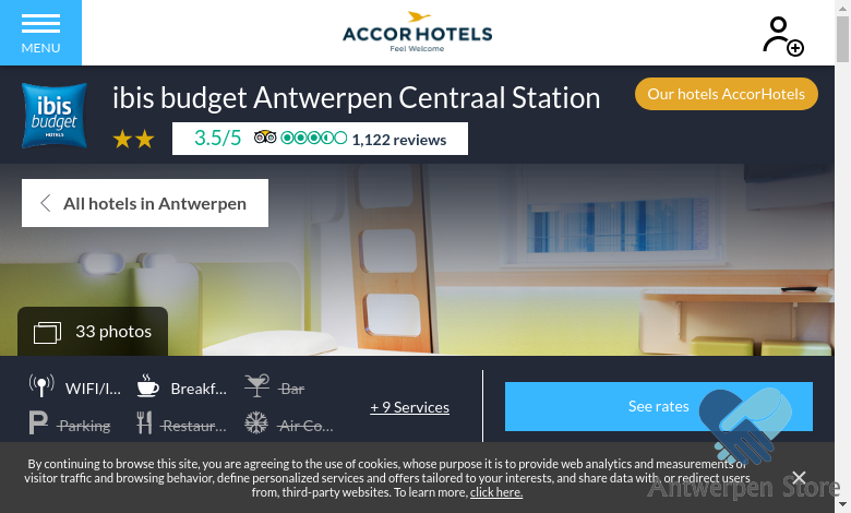 Cheap Hotel Antwerpen Center - ibis budget neart
