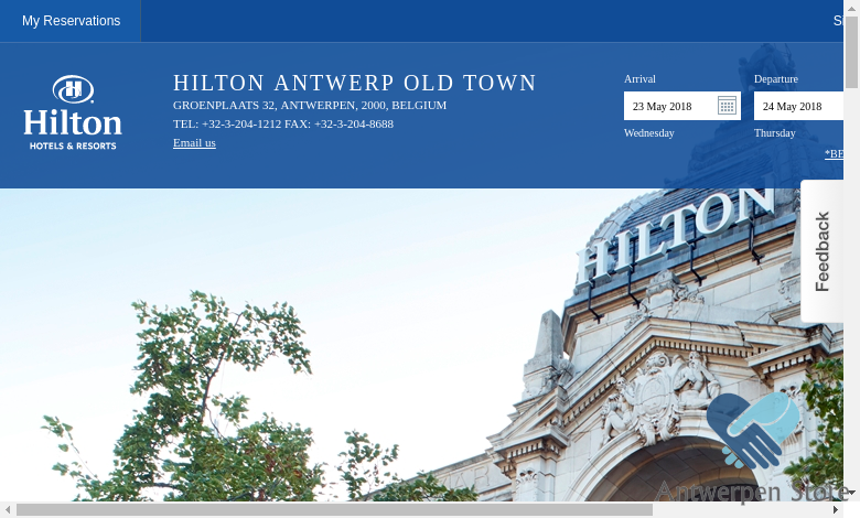 Antwerp Hotel- Hilton Antwerp Old Town