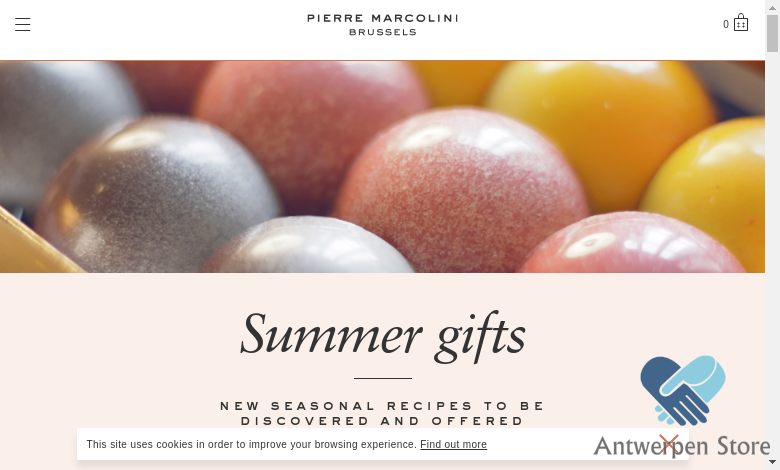 Pierre Marcolini, luxury chocolate online shop