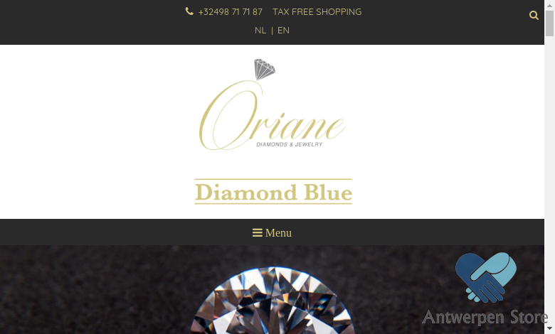Diamond Blue - Oriane jewelry