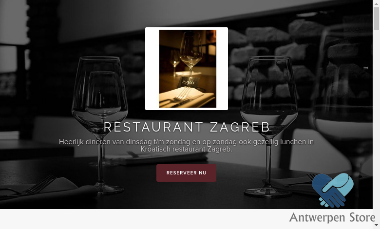 Restaurant Zagreb — Mediterraans restaurant in Antwerpen