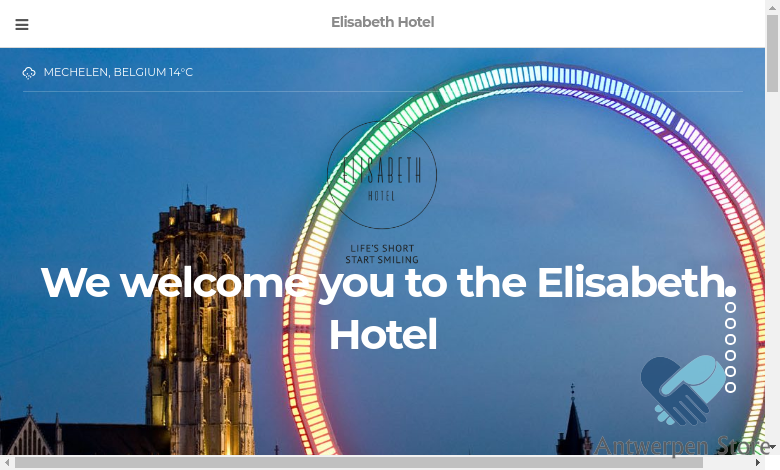 Elisabeth Hotel – Centrally located Hotel in Mechelen, Flanders, Belgium.