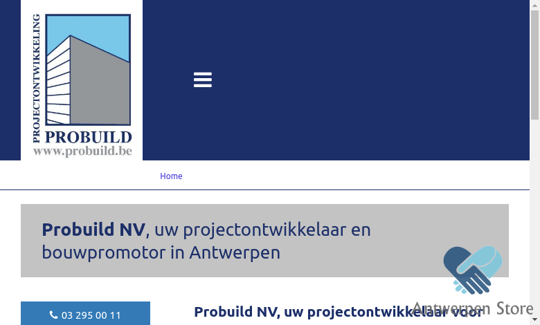 Projectontwikkelaar, bouwpromotor in Antwerpen | Probuild NV