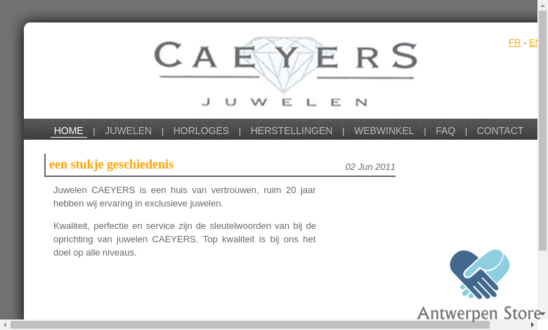Juwelen CAEYERS - Welcome